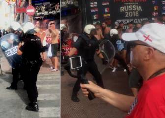 Disparos de advertencia y disturbios en Benidorm para controlar a los fans ingleses