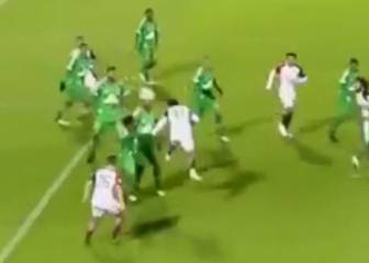 El gol de cabeza de Paulo Díaz en amistoso ante Chapecoense