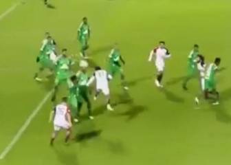 El gol de cabeza de Paulo Díaz en amistoso ante Chapecoense