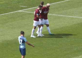 Sello Pellegrini: el golazo del West Ham tras sólo 5 pases