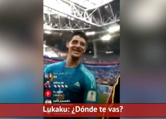 Lukaku quizzes Courtois about future: 