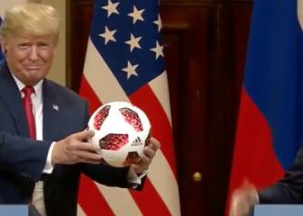 El momento en el que Putin regaló a Trump el balón del que tanto se habla