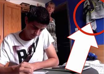 Courtois no mintió: la imagen que demuestra que de pequeño era del Madrid