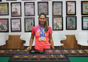 Samantha Terán, multimedallista mexicana en squash