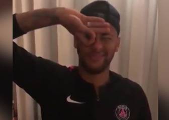 Neymar cumple los retos virales de la Premier League