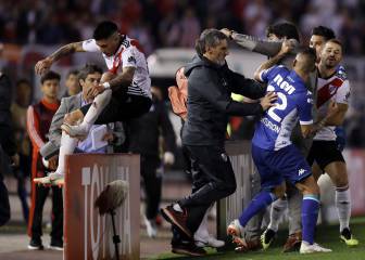 Ambos expulsados: así fue la pelea entre Centurión y Enzo