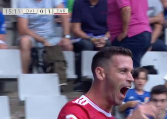 Un Zaragoza grande da un golpe en la mesa en Oviedo