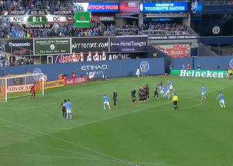 Villa enloquece a toda la MLS con este golazo de tiro libre