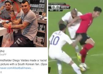 ¿Justicia poética? Son 'humilló' al chileno que tuvo un gesto racista con un fan coreano