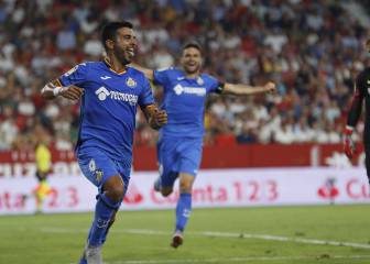 Los 2 goles con que el Getafe sorprendió en su visita a Sevilla