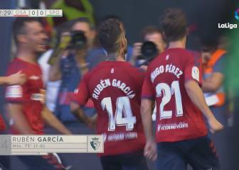 Osasuna se lleva los tres puntos en casa gracias a Rubén García