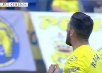 Rafa Mir y Las Palmas ponen fin a la imbatibilidad del Málaga