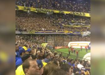 Boca pierde el 'Superclásico' y La Bombonera no deja de animar
