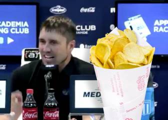 Coudet se gana una apuesta de 'papas' fritas con un periodista