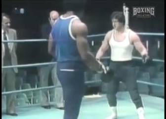 Imágenes inéditas de los ensayos de Stallone para la pelea final de 'Rocky'