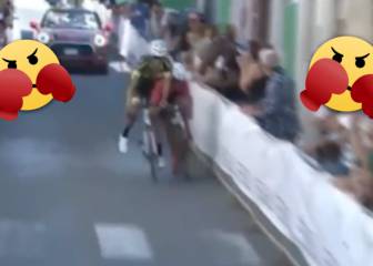 Wrestling or cycling? This sprint is beyond brutal