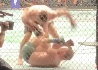 Con la bronca final se pasó por alto: el carrusel de golpes de Khabib a McGregor en el suelo