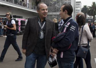 Felipe Calderón resaltó los beneficios de la F1 en México