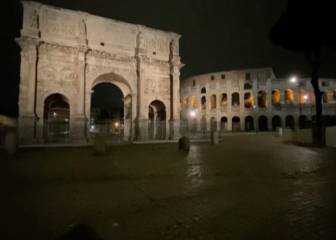 Primer día de toque de queda en Italia: las imágenes de Roma son impactantes