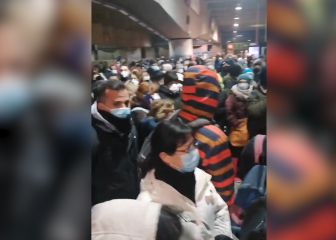 La imagen que tiene a Twitter echando humo: la estación de Atocha a las 7 de la mañana en plena pandemia