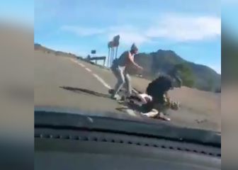 La brutal agresión de un conductor a un ciclista que conmociona a España