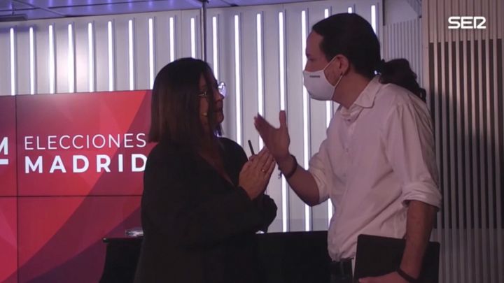 Iglesias se va del debate despus de que Monasterio ponga en duda sus amenazas