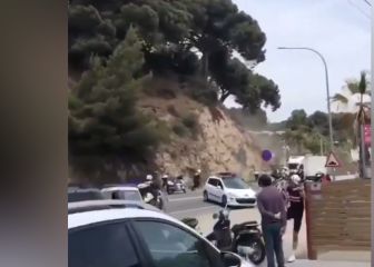 De película: fuga y tiroteo a plena luz del día en Arenys de Mar