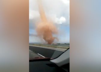 El espectacular vídeo viral de un tornado... ¡en Teruel!