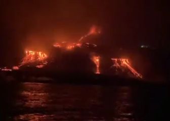 El río de lava se ha ramificado: el vídeo del volcán ahora mismo es sobrecogedor