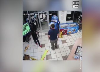 Entran a robar a una gasolinera a punta de pistola y hay un marine dentro: impresiona lo que hizo