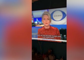 Atención a dónde sitúan el volcán de La Palma en la televisión estadounidense