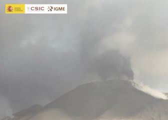 Las dos impresionantes ondas de choque en el volcán de La Palma
