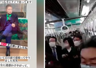 Se disfraza del Joker y apuñala a 17 personas en el metro: el vídeo es terrorífico