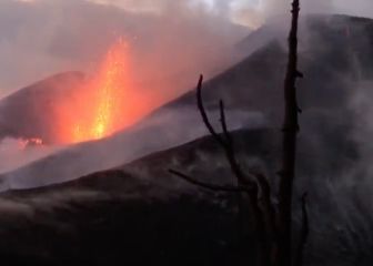 Un escenario de película: la intensa actividad del volcán y el ruido ensordecedor del viento