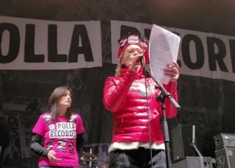 El momento del comunicado antivacunas en el concierto de La Polla Record