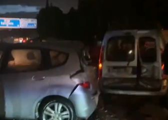 Más de 30 vehículos accidentados por una granizada