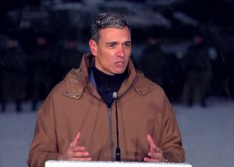 La llamativa imagen de la rueda de prensa de Pedro Sánchez que nunca se ve en un Presidente