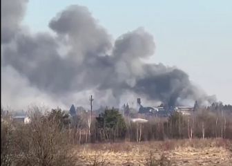 El aeropuerto de Leópolis, bombardeado por un submarino a 800 kilómetros de distancia