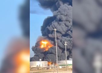 Captan el momento en el que explotan los misiles hutíes en Yeda