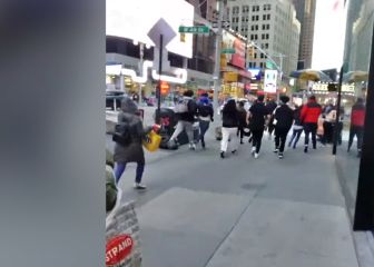 Pánico en Times Square por una explosión
