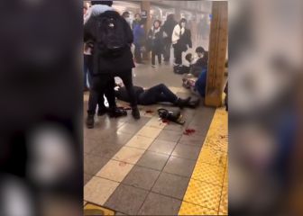 Un tiroteo en el metro de Brooklyn, en Nueva York, deja al menos 13 heridos