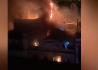 Cuatro heridos afectados en un incendio en Barcelona